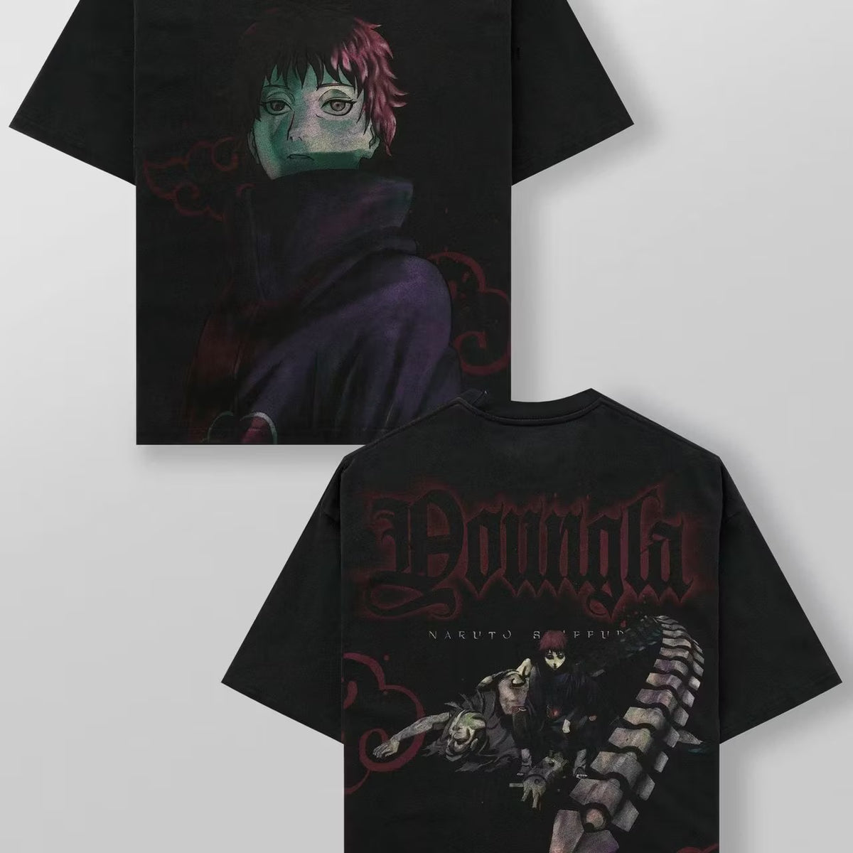 4318 - Naruto Distressed Tees