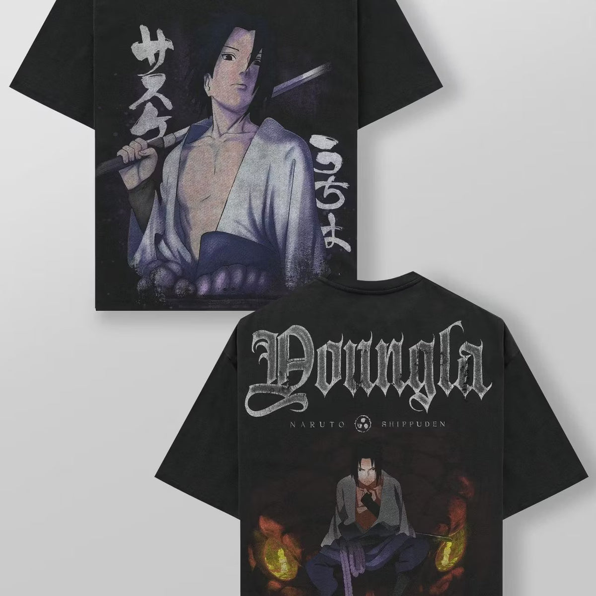 4318 - Naruto Distressed Tees